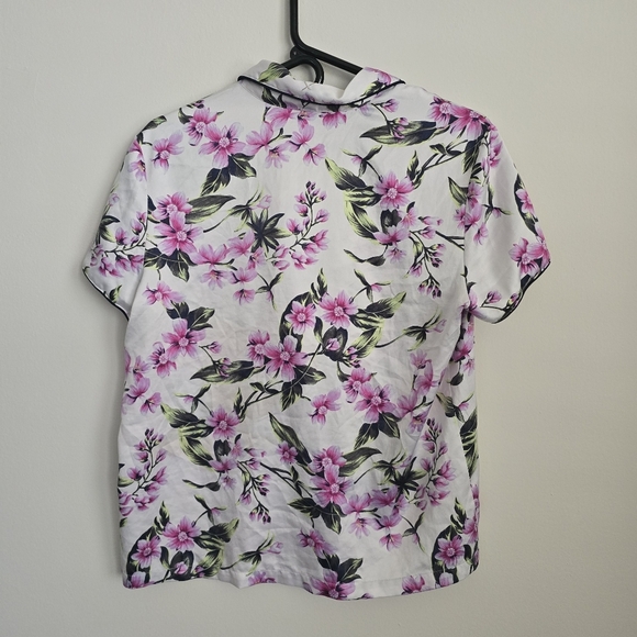 Victoria's Secret Floral Pajama Top M - Picture 3 of 5